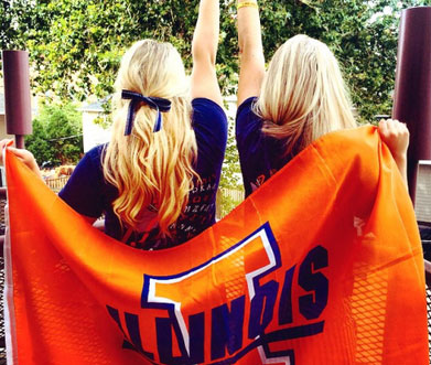 University of Illinois - Alpha Phi Cheerleaders